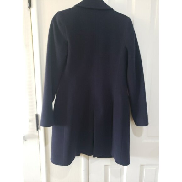 Cinzia Rocca Women’s Navy Blue Wool Cashmere Pea Coat Size 38 US 2 Italy - Picture 11 of 13
